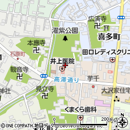 井上医院周辺の地図