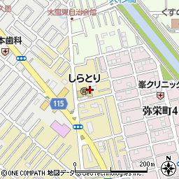 埼玉県越谷市弥十郎275周辺の地図