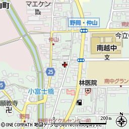 野岡公民館周辺の地図