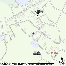 千葉県香取市長島308周辺の地図