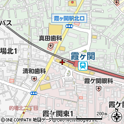 マクドナルド東武霞ヶ関店周辺の地図