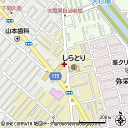 埼玉県越谷市弥十郎249周辺の地図