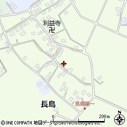 千葉県香取市長島504周辺の地図