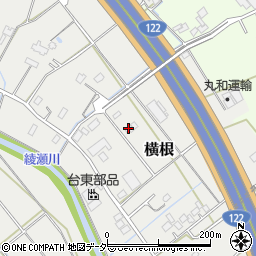 有限会社北関東産業　事務所周辺の地図