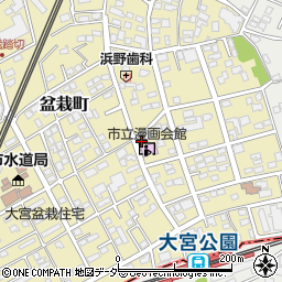 埼玉県さいたま市北区盆栽町151-2周辺の地図