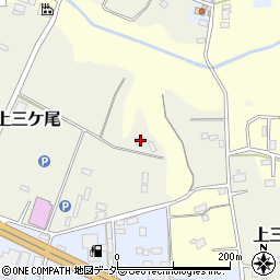 千葉県野田市上三ケ尾187周辺の地図