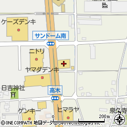福井トヨタ自動車サンドーム南店周辺の地図