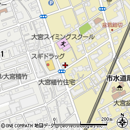 埼玉県さいたま市北区盆栽町444周辺の地図