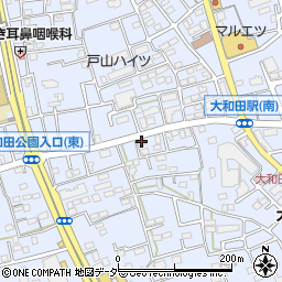 デイサービス大和田町だんらんの家周辺の地図