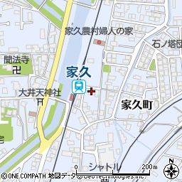 福井県越前市家久町77周辺の地図