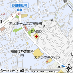 千葉県野田市山崎新町1-12周辺の地図