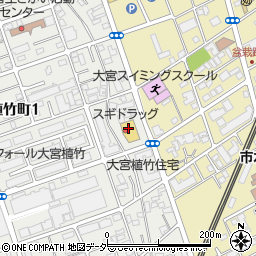 ジャパン大宮植竹店周辺の地図