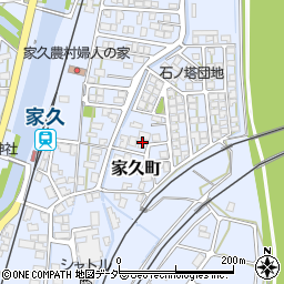 福井県越前市家久町83周辺の地図