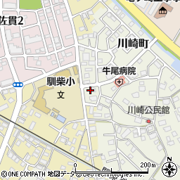 茨城県龍ケ崎市川崎町103-2周辺の地図