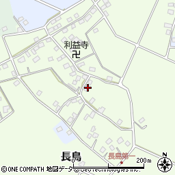 千葉県香取市長島509周辺の地図