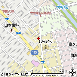 埼玉県越谷市弥十郎251-41周辺の地図