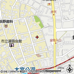 埼玉県さいたま市北区盆栽町142-1周辺の地図