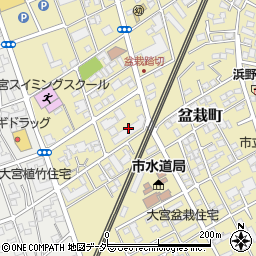 サニーコート大宮盆栽町周辺の地図