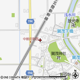 福井県越前市中新庄町39周辺の地図