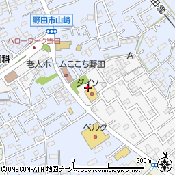 千葉県野田市山崎新町1周辺の地図