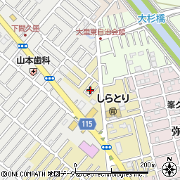 埼玉県越谷市弥十郎251-12周辺の地図
