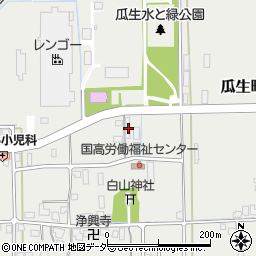 福井県越前市瓜生町27周辺の地図