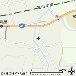 萩原町役場　宮田保育園周辺の地図
