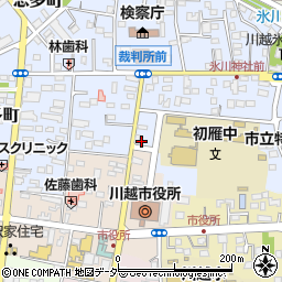 朝日新聞ＡＳＡ川越中央周辺の地図