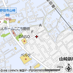 千葉県野田市山崎新町2189-29周辺の地図