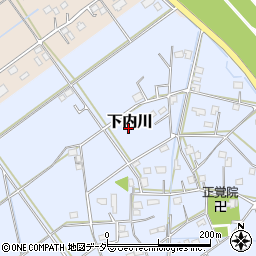 埼玉県吉川市下内川171周辺の地図