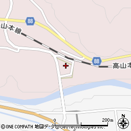 岐阜県下呂市萩原町四美861周辺の地図