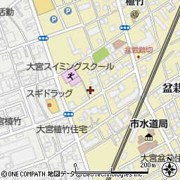 埼玉県さいたま市北区盆栽町439周辺の地図