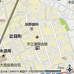 埼玉県さいたま市北区盆栽町253周辺の地図