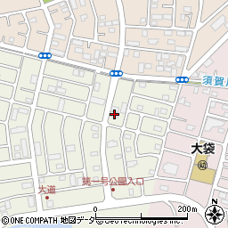 埼玉県越谷市大道850周辺の地図