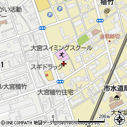 埼玉県さいたま市北区盆栽町447周辺の地図