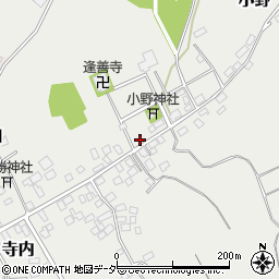茨城県稲敷市小野342周辺の地図