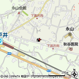 茨城県取手市下高井2423周辺の地図