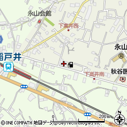 茨城県取手市下高井2438周辺の地図