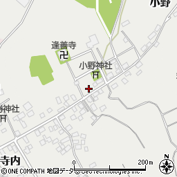 茨城県稲敷市小野343周辺の地図