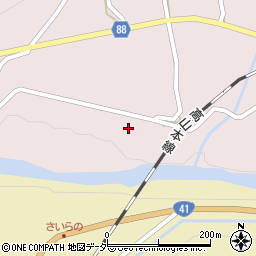 岐阜県下呂市萩原町四美2834周辺の地図