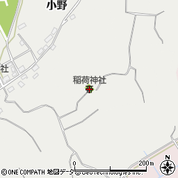 稲荷神社周辺の地図