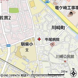 茨城県龍ケ崎市川崎町128周辺の地図