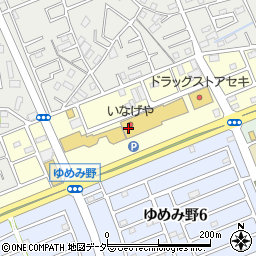 マクドナルド松伏いなげや店周辺の地図