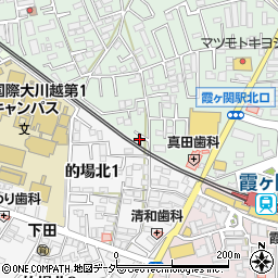 埼玉県川越市的場2361-15周辺の地図