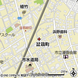埼玉県さいたま市北区盆栽町215周辺の地図