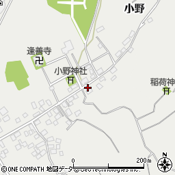茨城県稲敷市小野362周辺の地図