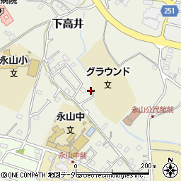 茨城県取手市下高井乙周辺の地図