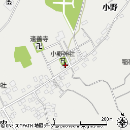 茨城県稲敷市小野344周辺の地図