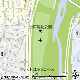 上戸緑地トイレ周辺の地図