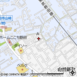 千葉県野田市山崎新町2191周辺の地図